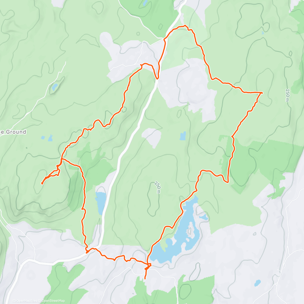 Map of the activity, 2 more Wainwrights