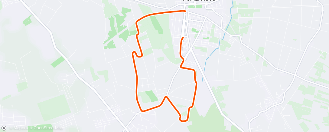Map of the activity, Lunch Run🏃🧘🤸