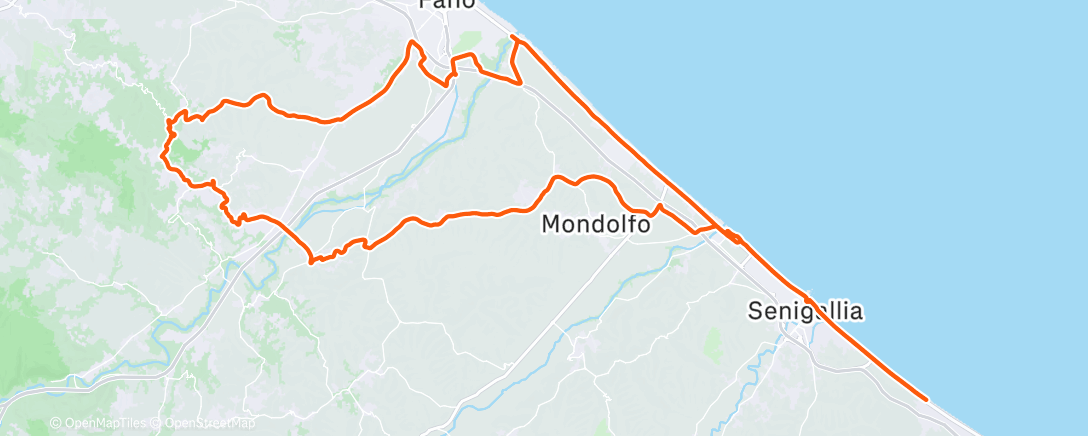 Карта физической активности (Morning Ride)