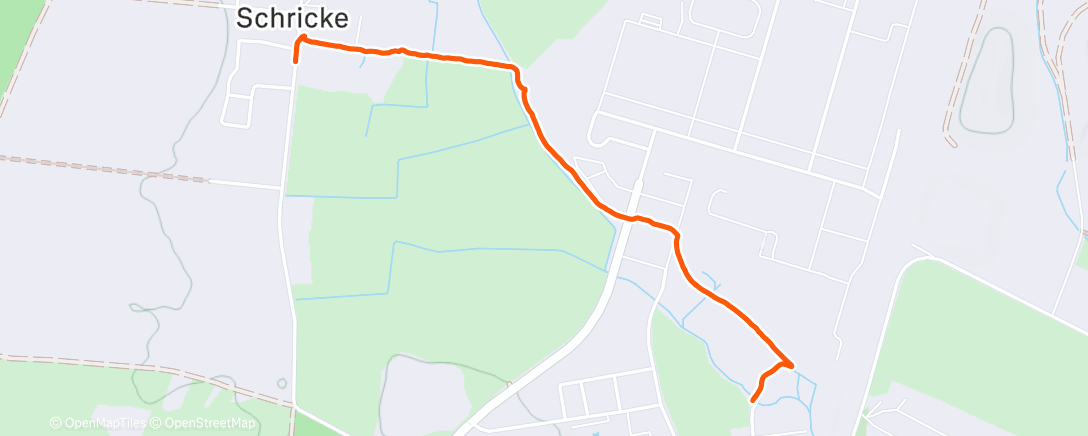 Map of the activity, Spaziergang am Nachmittag