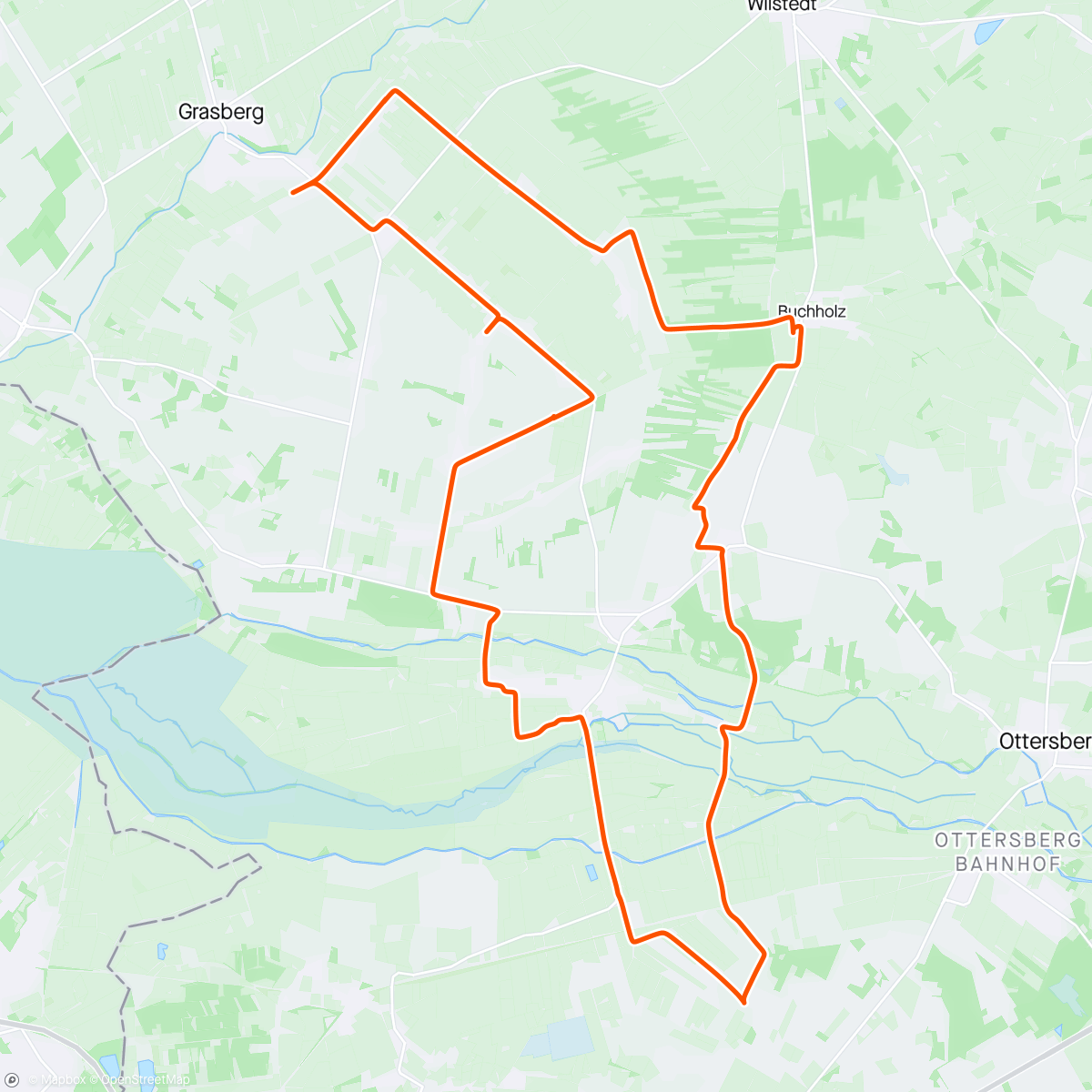 Map of the activity, Crosser Runde