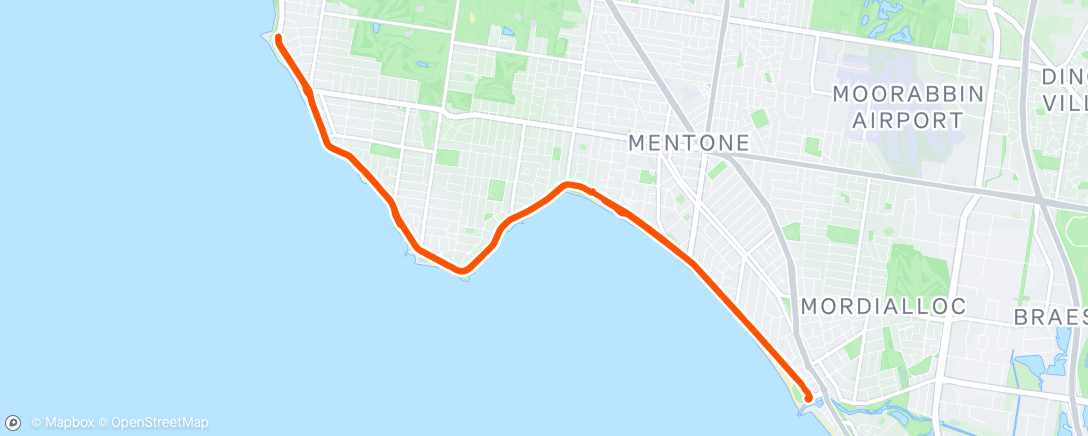 Map of the activity, Morning Ride