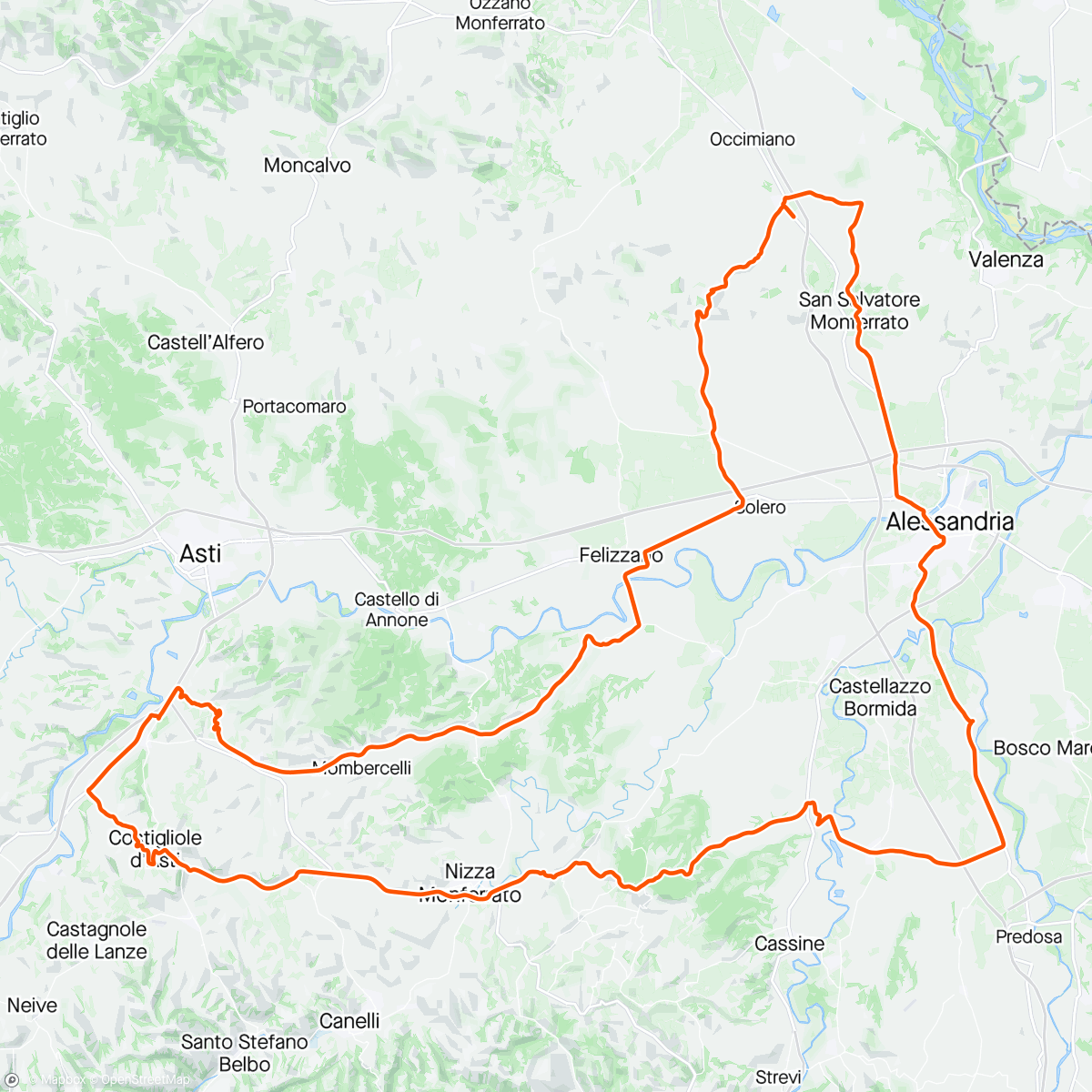 Map of the activity, Giro d’Italia 2024, 3^ tappa: Ricordando Imerio