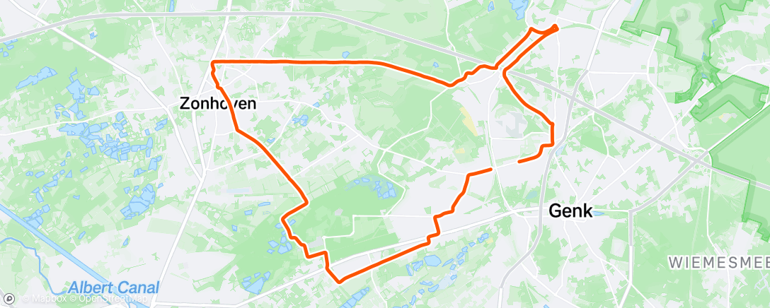 Map of the activity, Middagrit