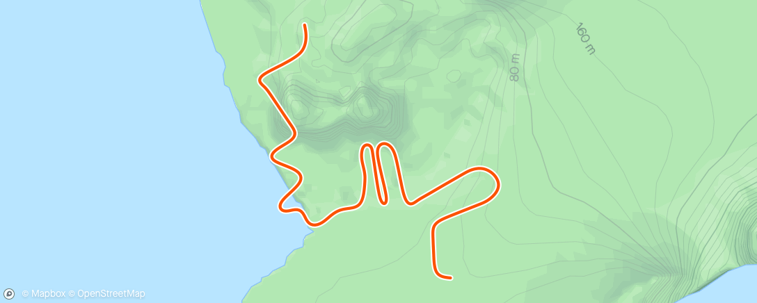 Map of the activity, Zwift - Pacer Group Ride: Flat Route in Watopia with Miguel