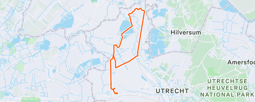 Map of the activity, Morning Gravel Ride