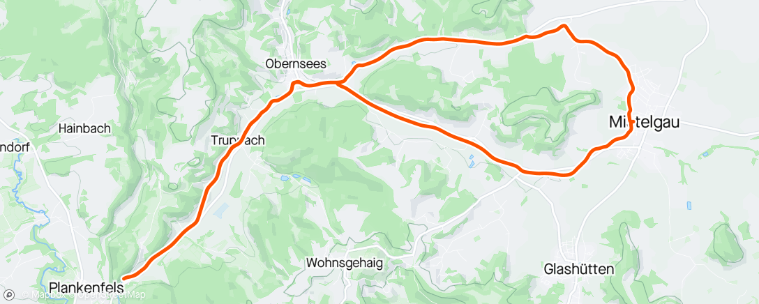 Map of the activity, Familienausfahrt