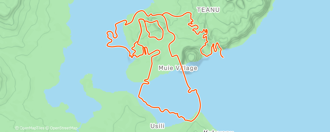 Map of the activity, Zwift - Tair Dringfa Fechan in Watopia