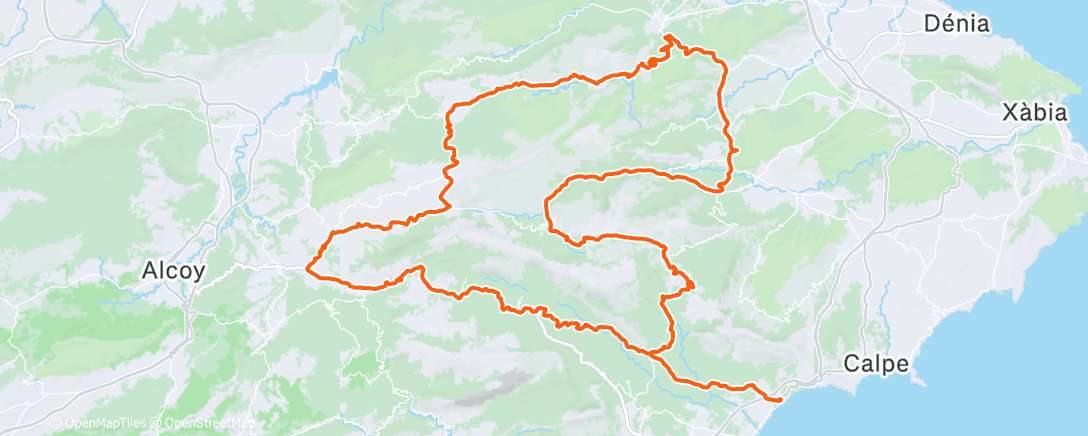 Mappa dell'attività Sortie vélo le matin