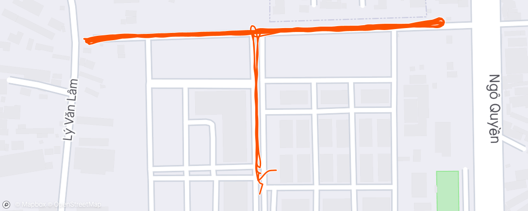 Map of the activity, Afternoon Walk