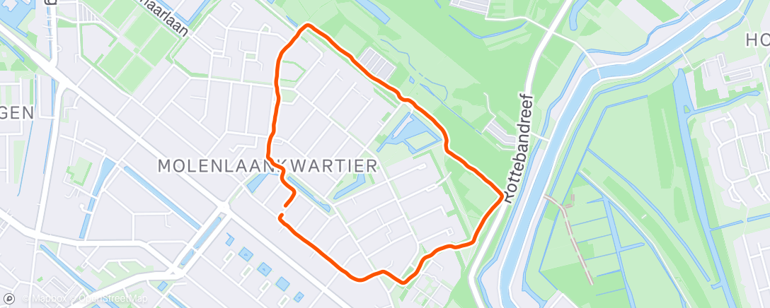 Map of the activity, Lunch Walk