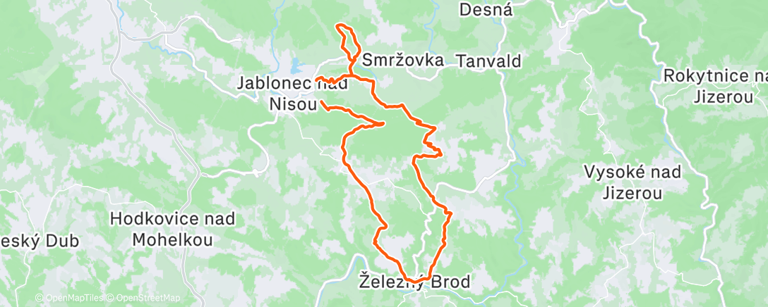 Mapa de la actividad (Morning Trail Run)