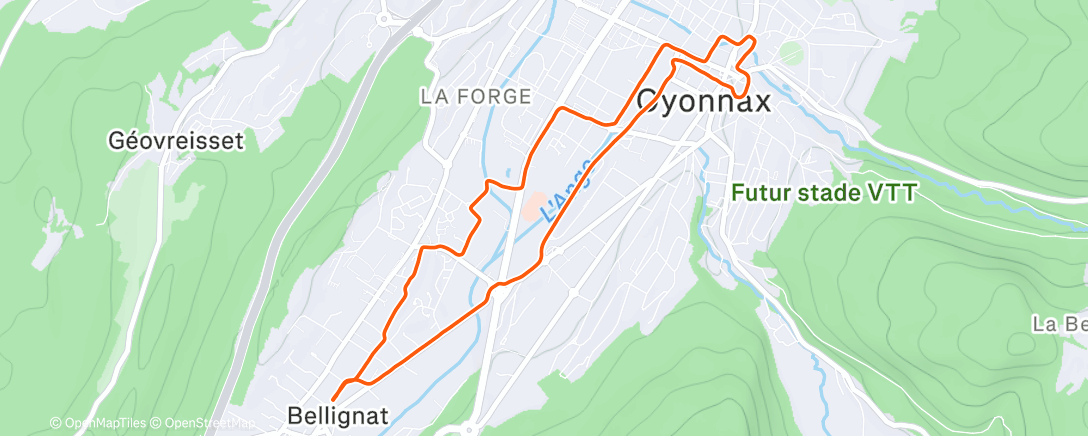 Map of the activity, T&M