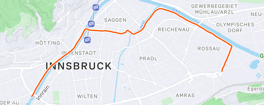 Карта физической активности (Commute)