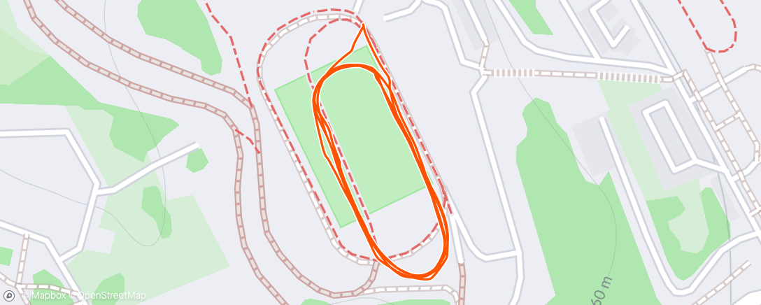 Карта физической активности (Северный лыжный заезд (день))