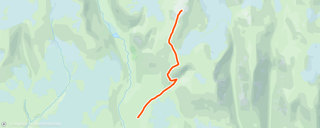 Map of the activity, Being dearg finish of the shire