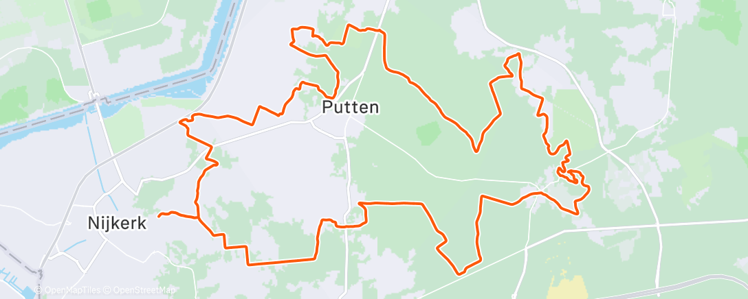 Map of the activity, Derry X-mas Gravelride🎄🎅