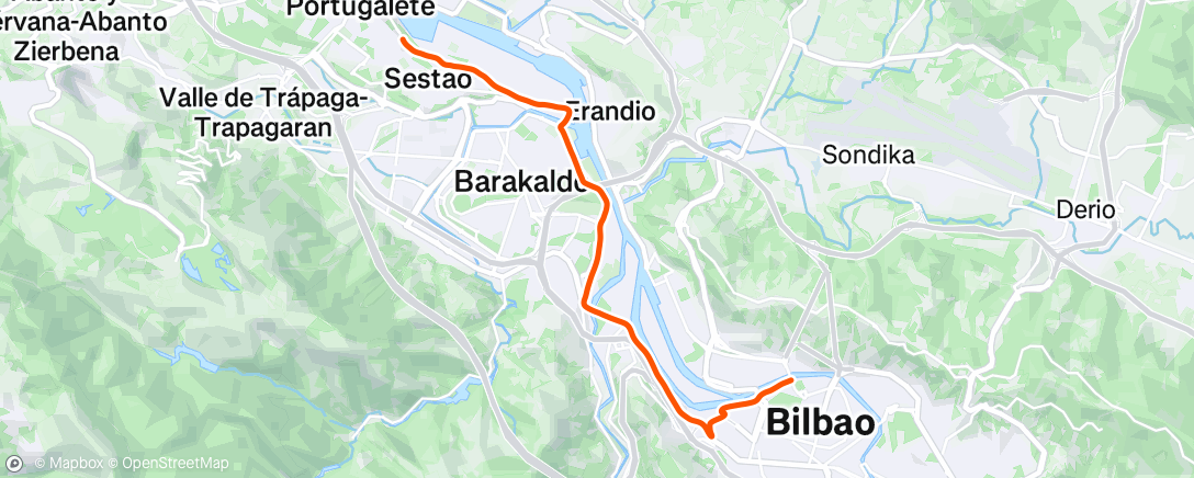 Map of the activity, Santurtzi Bilbao 24