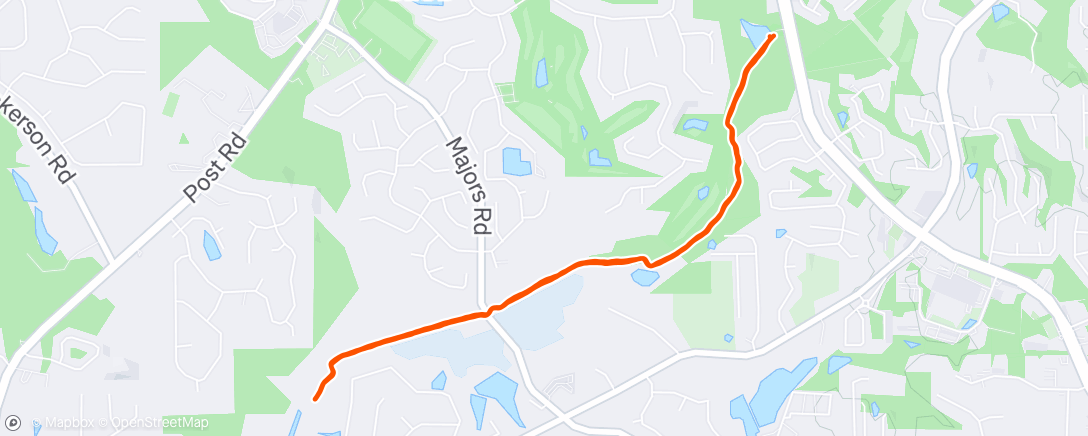 Map of the activity, Wednesday Friendsday