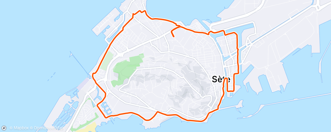 Map of the activity, Footing