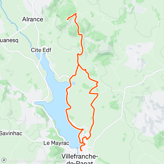 Carte de l'activité