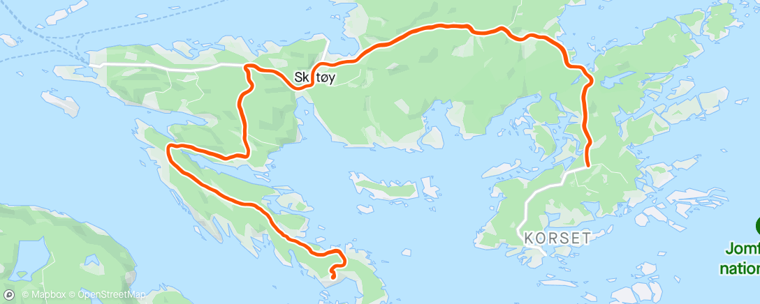 Karte der Aktivität „Skåtøy livet👌”