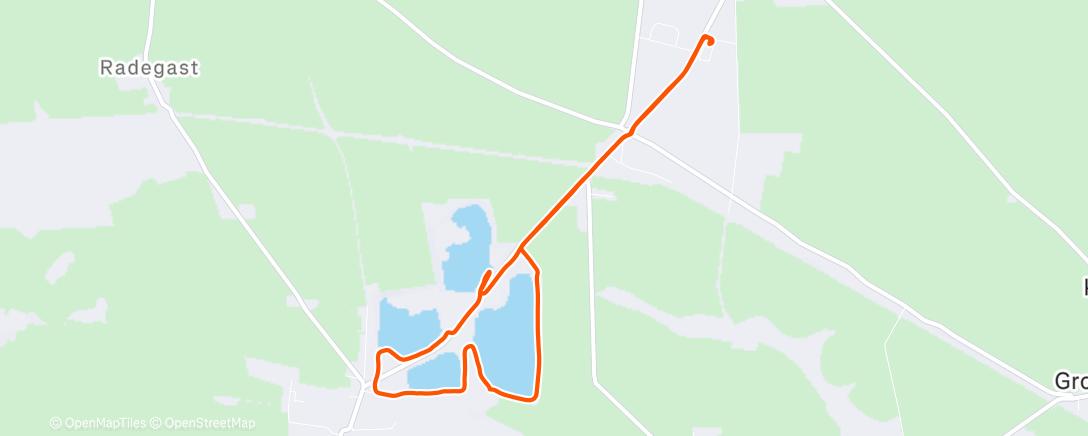 Map of the activity, Spaziergang am Nachmittag