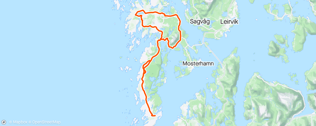 Карта физической активности (Håvik runden ☀️)