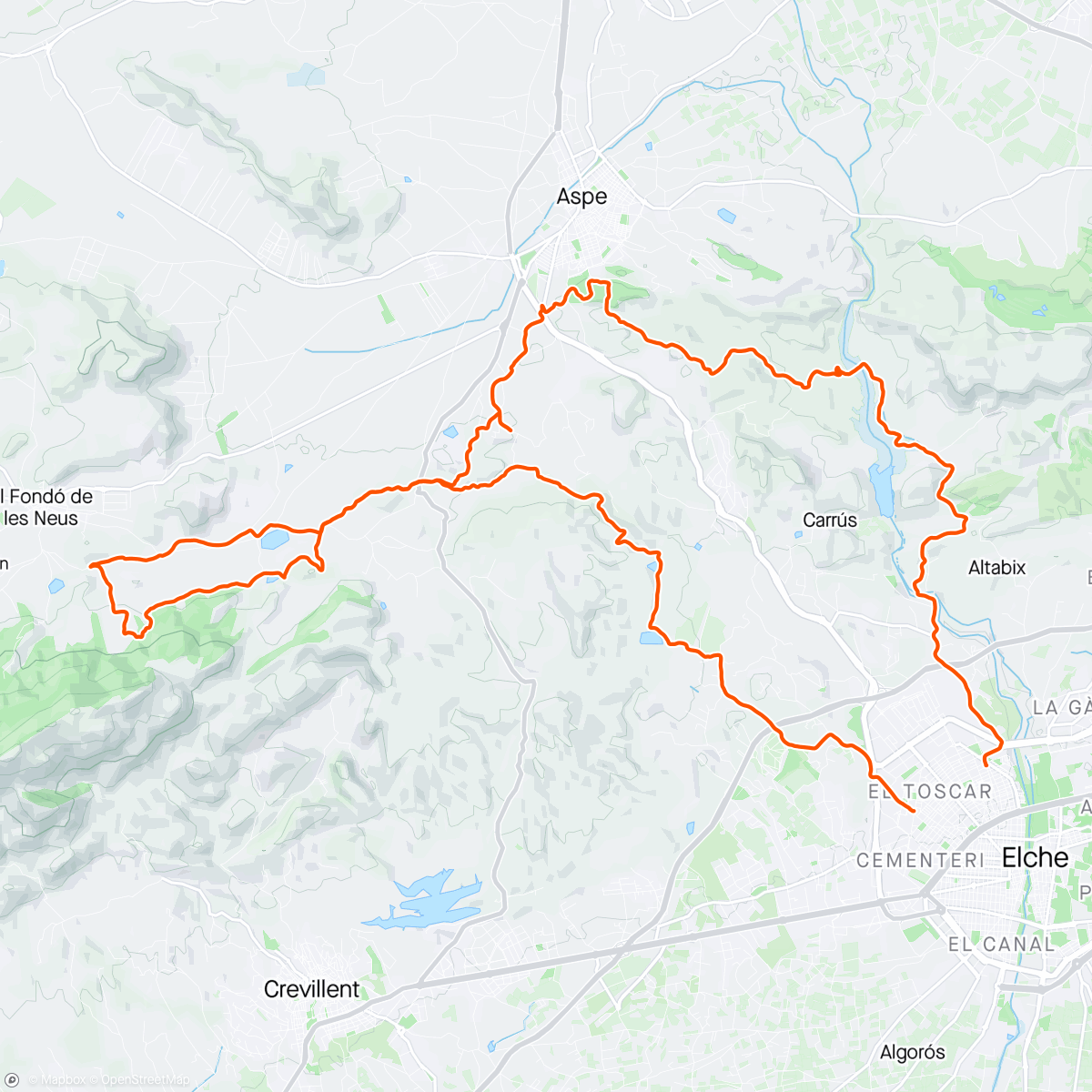 Map of the activity, Ruta Cumpleañera de Manuel, Culebra, Cantal de Eraes sin Cristales y en-rampao