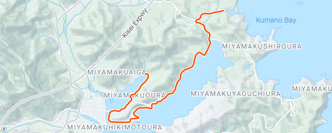 Map of the activity, ROUVY - Tour de TAKI | Kihoku course