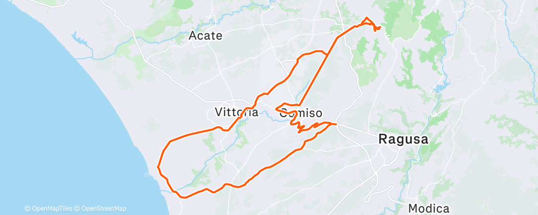 Mapa da atividade, Morning Ride