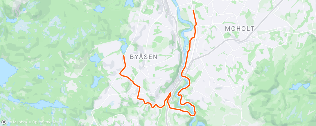 Map of the activity, Blytung AW om Leirfoss 🌼