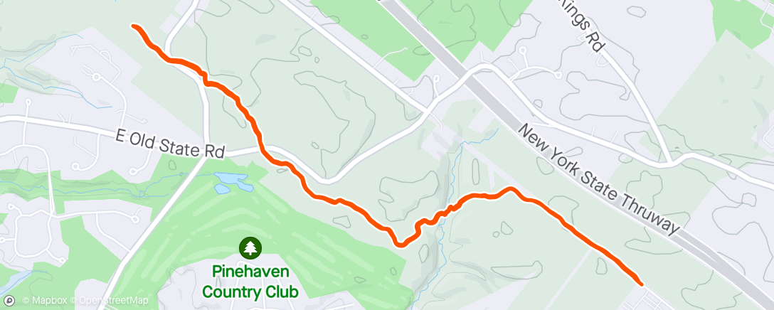 Mapa da atividade, Afternoon Trail Run .. hurts perfectly 🥵
