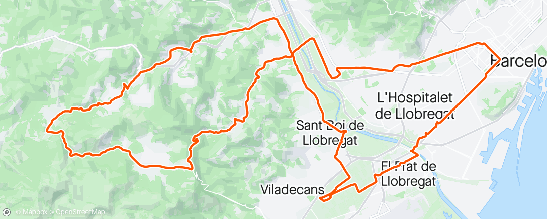 Map of the activity, Slow