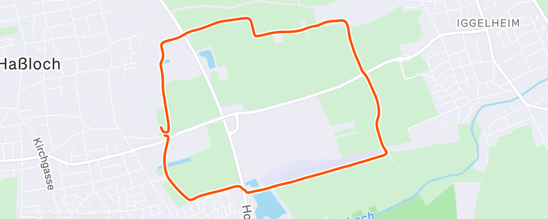 Map of the activity, Dann bin ich wohl wieder Triathlet 😅