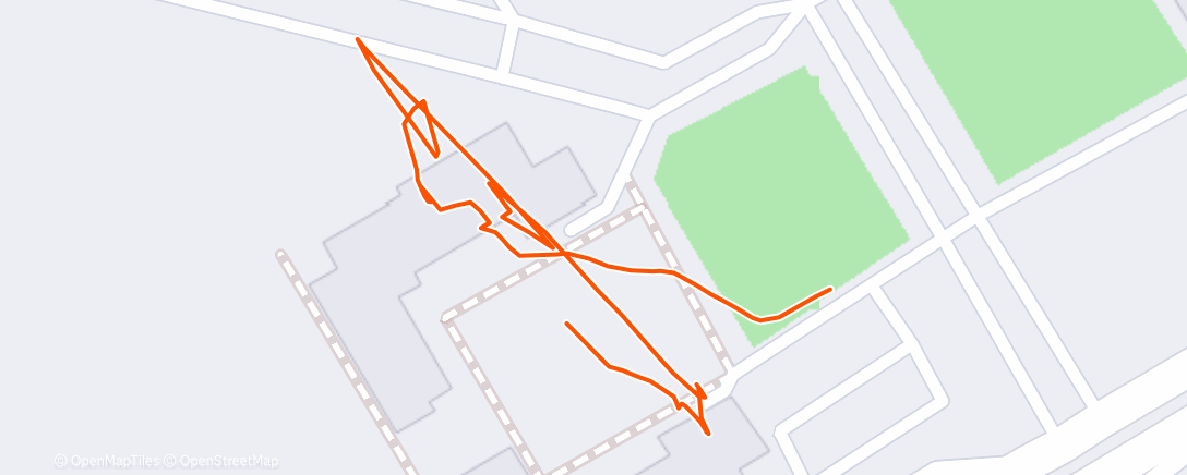 Map of the activity, Afternoon Walk