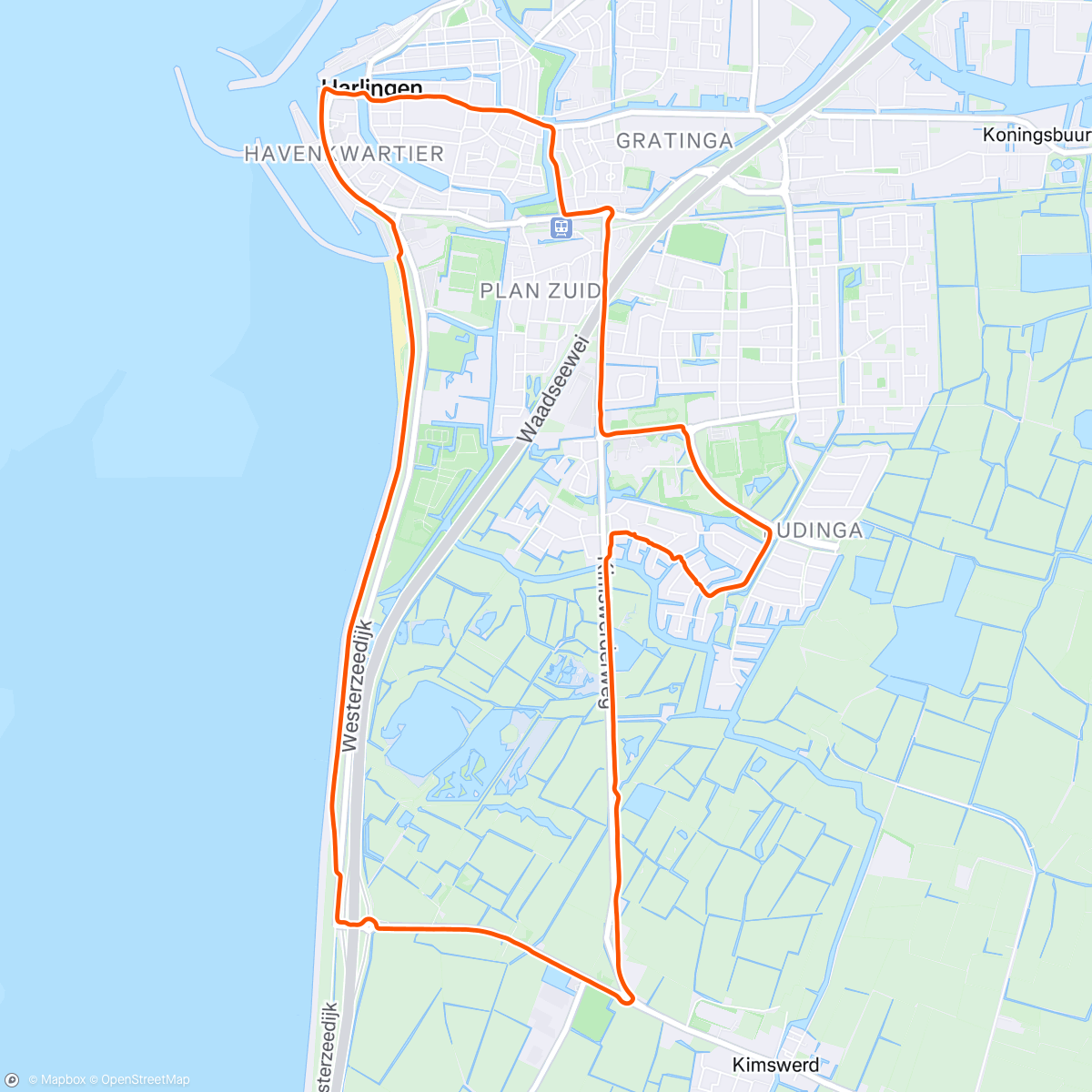 Map of the activity, Uurtje met de broertjes 😄