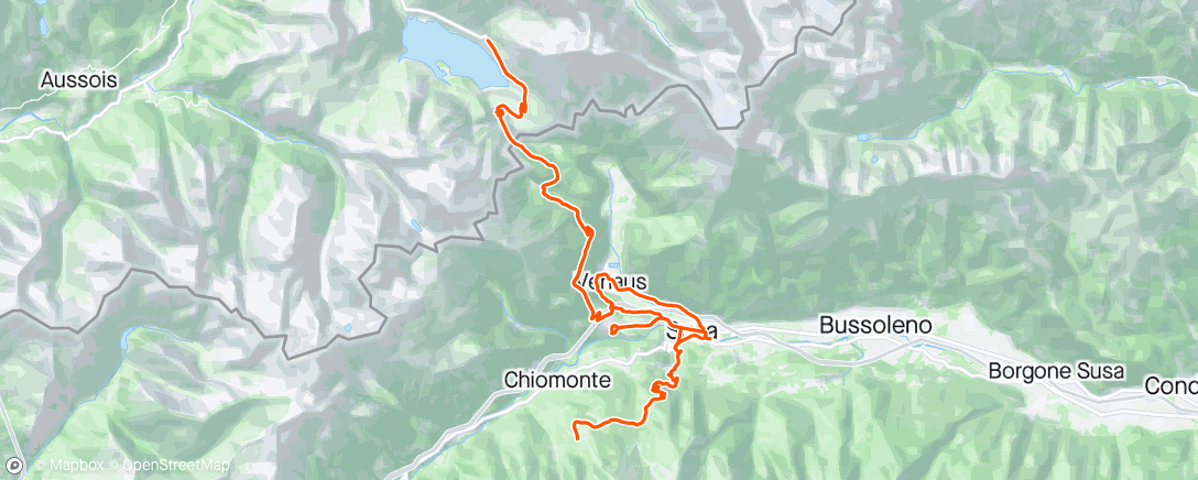 Map of the activity, Mont Cenis et montée de Frais 📈🏔️