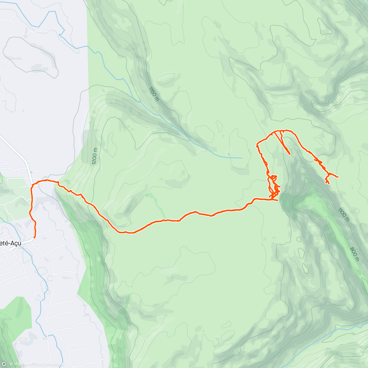 Map of the activity, Fumaça de frente Chapada Diamantina