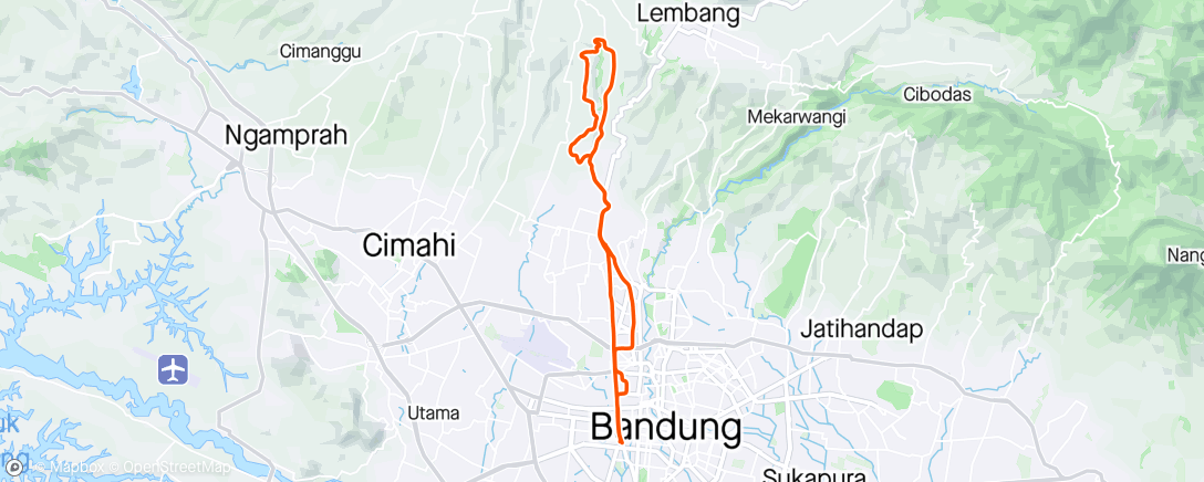 Map of the activity, Kebon hui