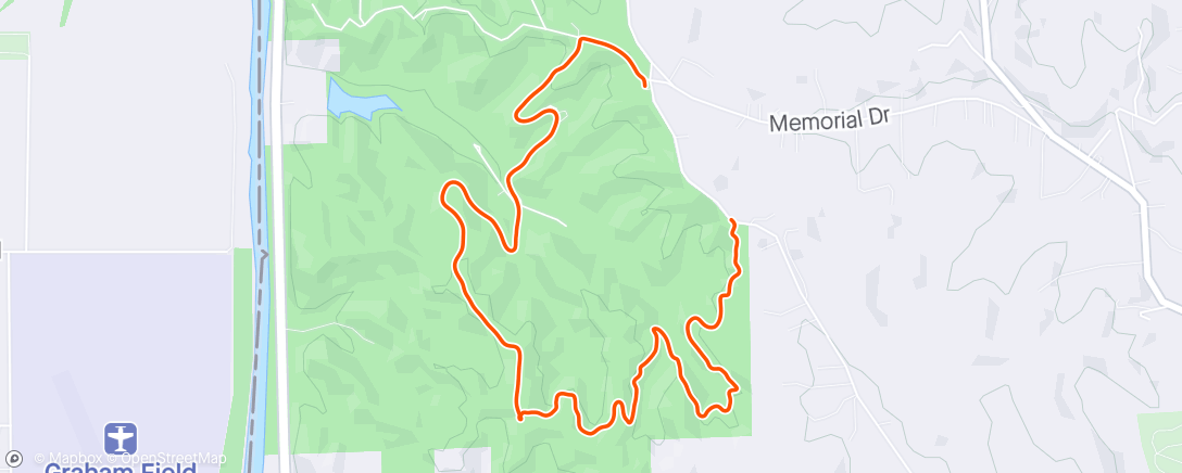 Map of the activity, Another Lap Around Stone Park