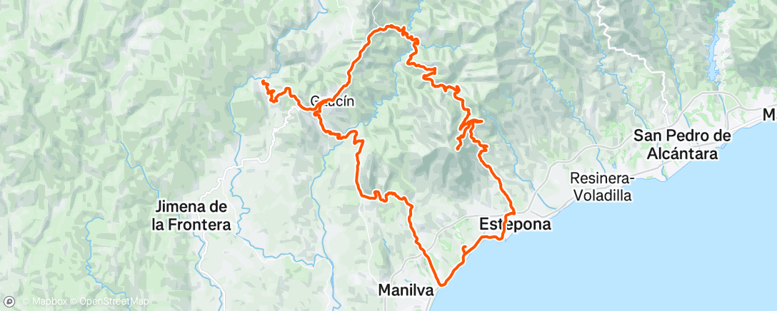Map of the activity, Morning Ride