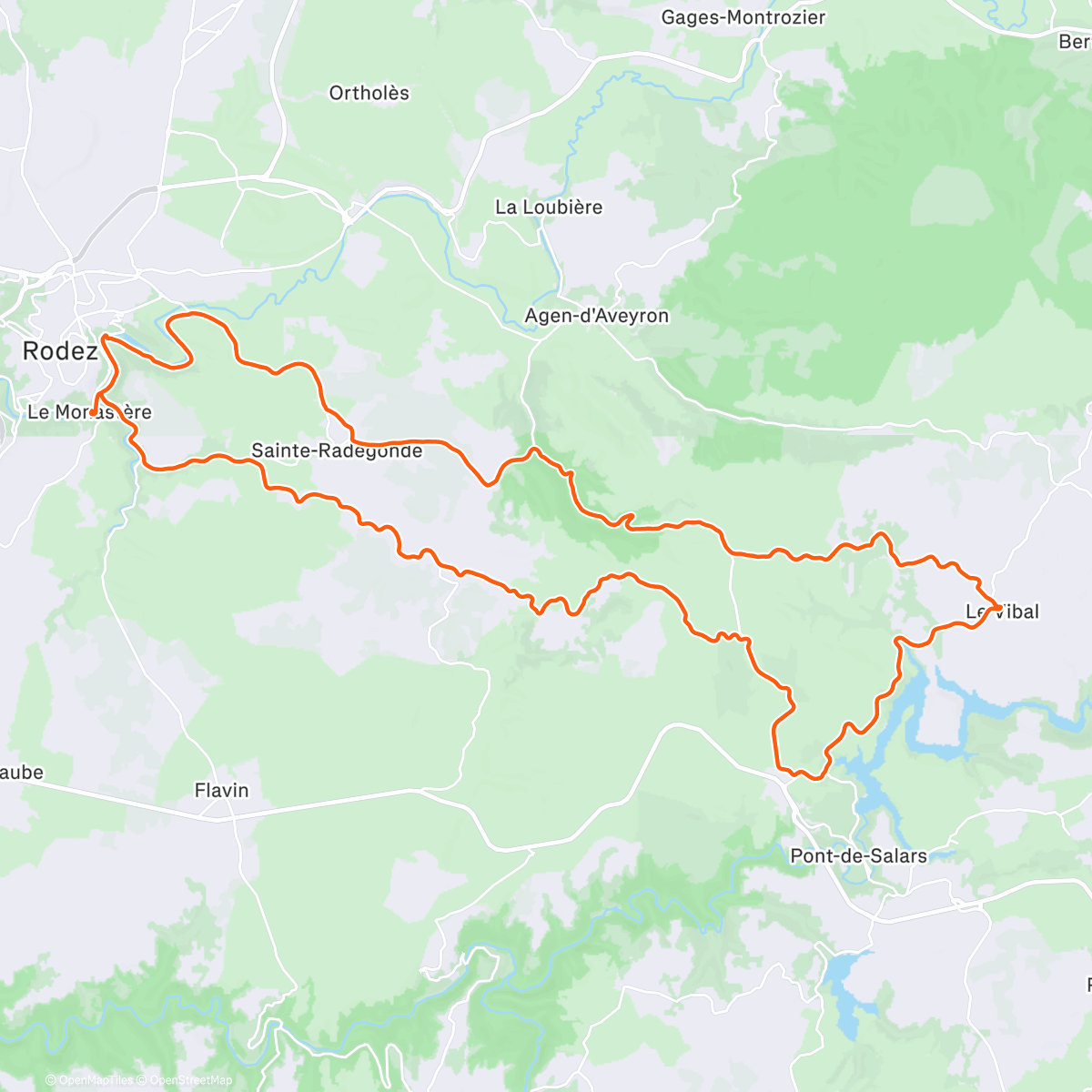 Map of the activity, La dernière de l’année avec Cloé  🥰🥰🚴🏻‍♂️🚴🏻‍♂️