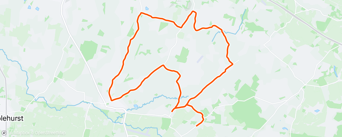 Map of the activity, Morning Ride