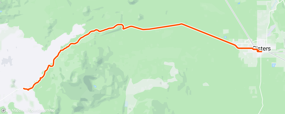 Map of the activity, Dee Wright with Dad