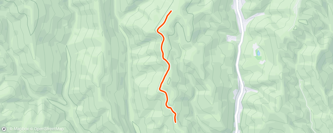 Map of the activity, Morning Hike