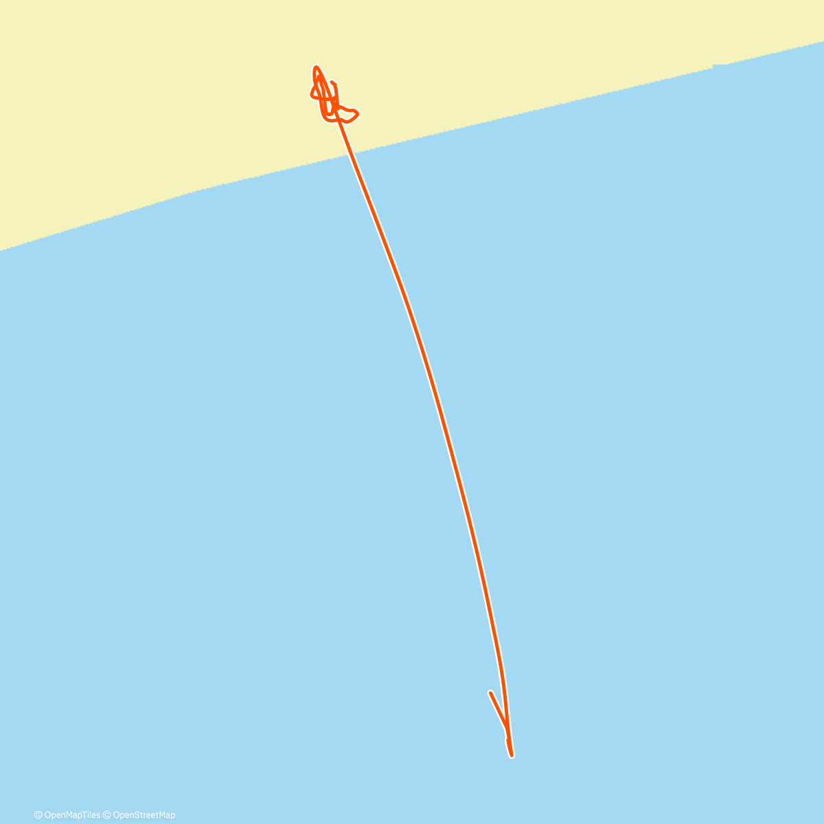 Map of the activity, Happy holidays all you wonderful UltraSwim 33.3ers