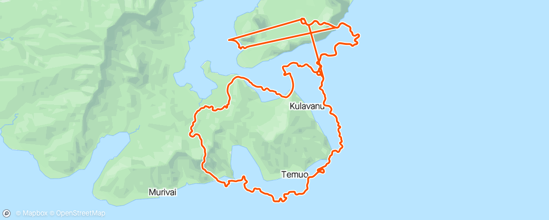 Map of the activity, Zwift - 3 Sets: 5x40-20s in Watopia