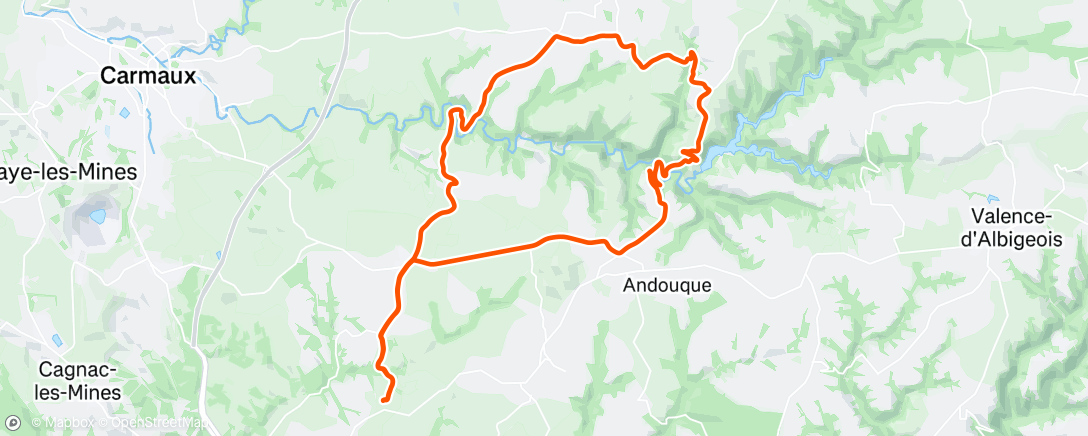 Carte de l'activité