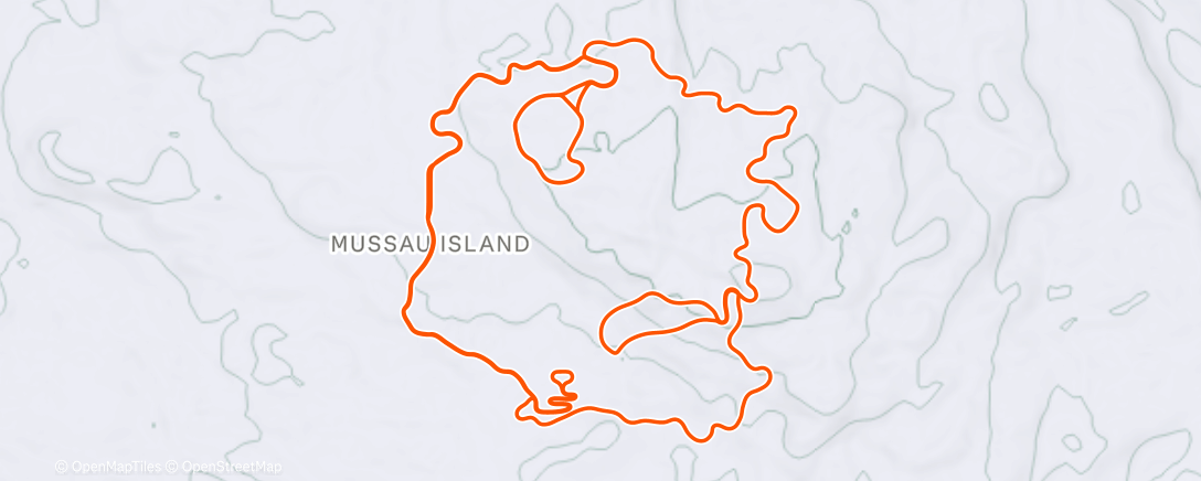 Map of the activity, TrainingPeaks Virtual - Workout: 30/15: 3x6x30/15 Vo2